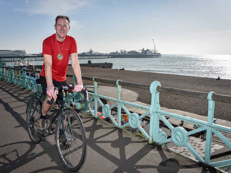 The Brighton & Hove Mayor's charity bike ride